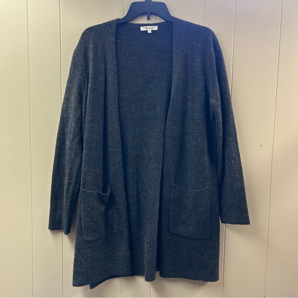 Madewell Donegal Kent Cardigan Sweater Women’s Small‎ Gray Coziest Yarn